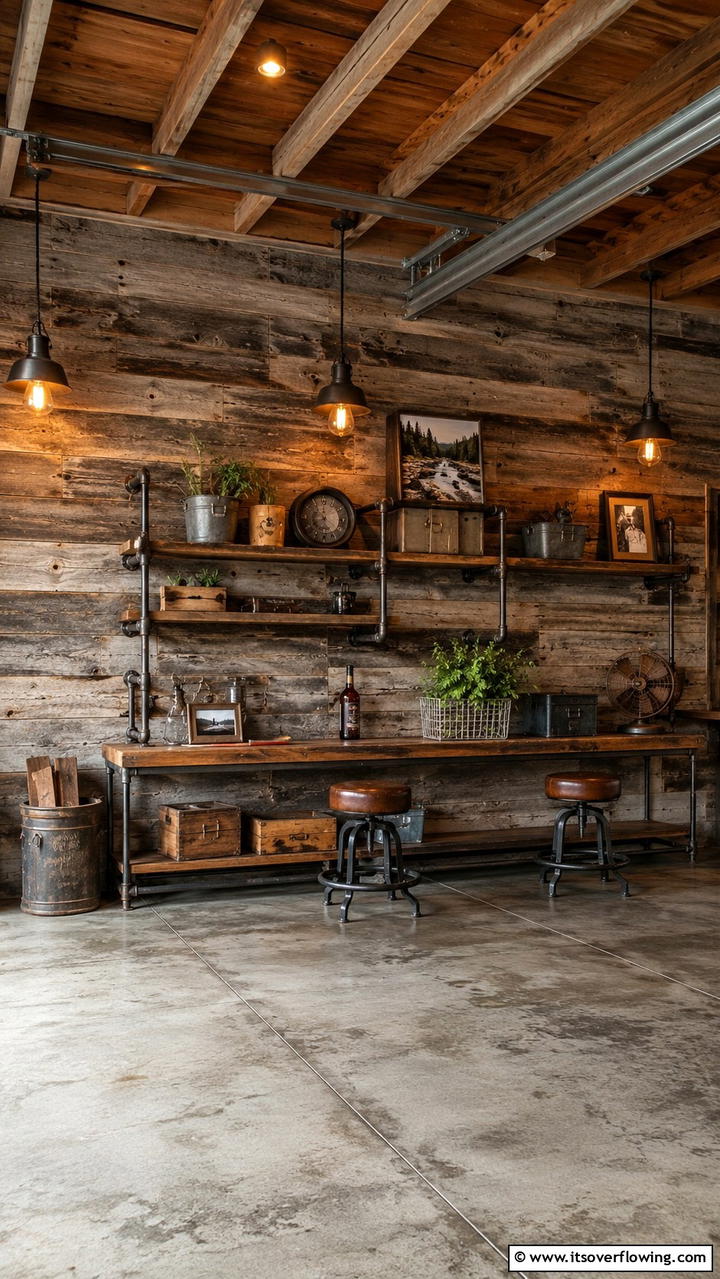 Weathered Wood Texture - 30 Creative Garage Wall Paint Ideas for a Fresh Look