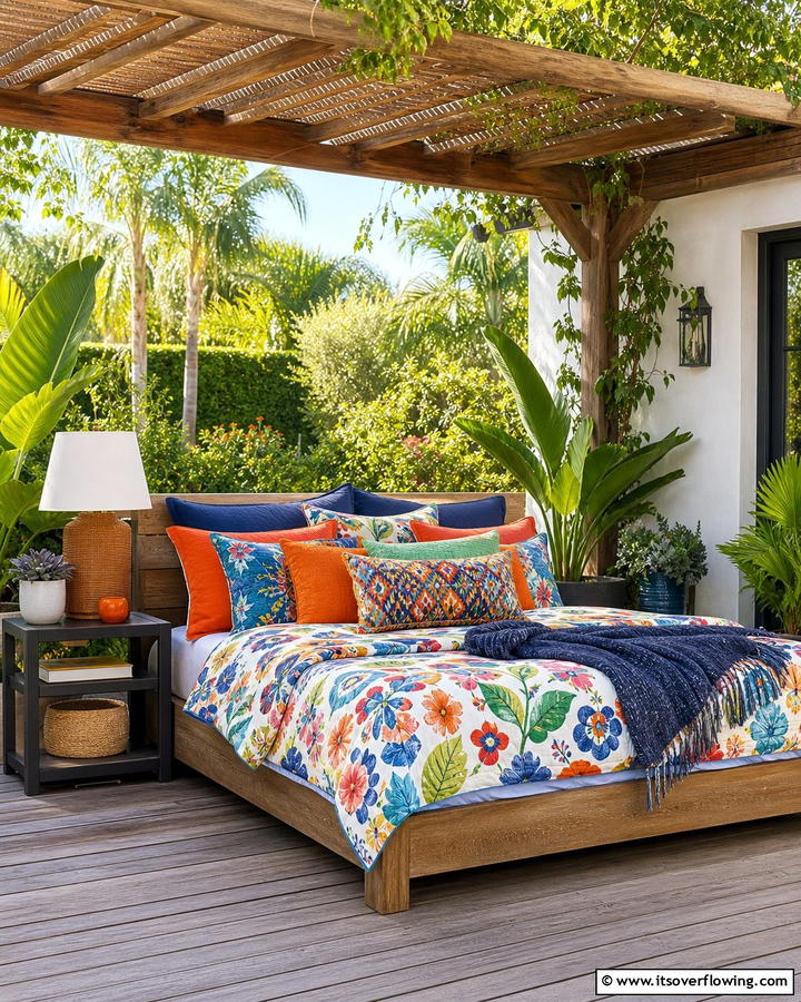 Weatherproof Bedding - 20 Outdoor Bedroom Ideas for a Relaxing Retreat