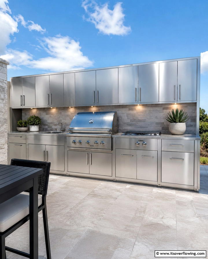 Weatherproof Cabinets - 20 Summer Kitchen Ideas to Refresh Your Space