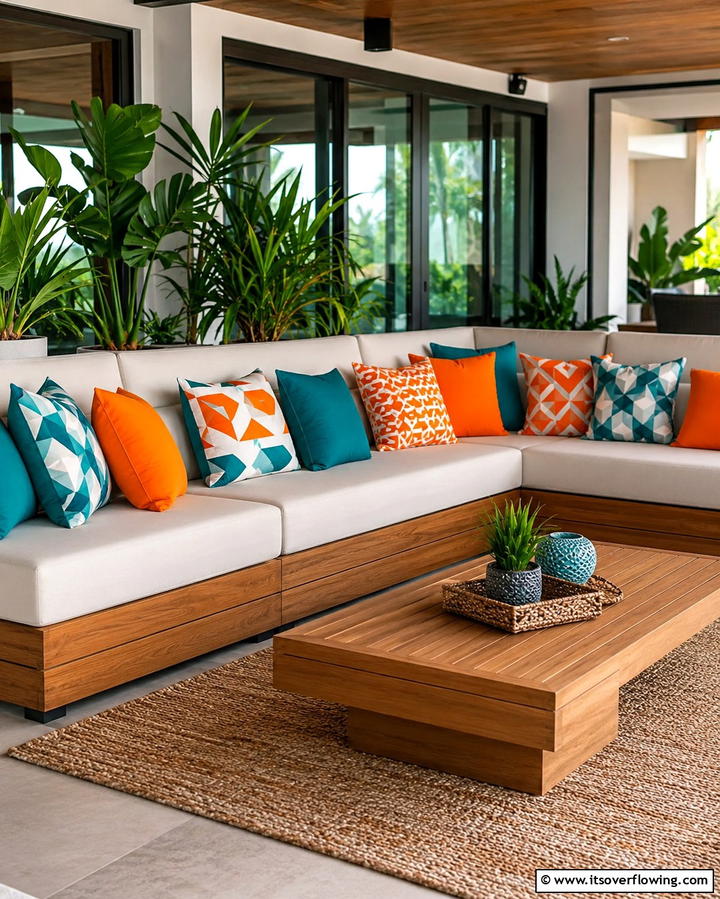 Weatherproof Cushions - 25 Small Screened-in Porch Ideas for Comfort