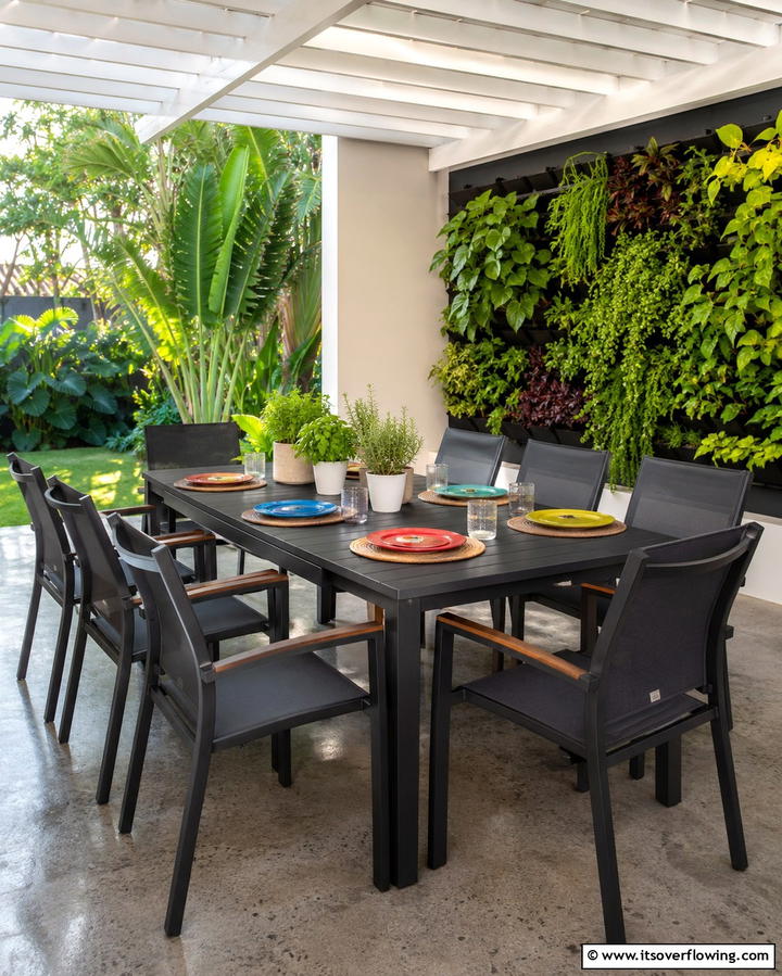 Weatherproof Dining Set - 30 Patio Furniture Ideas to Elevate Your Outdoor Space