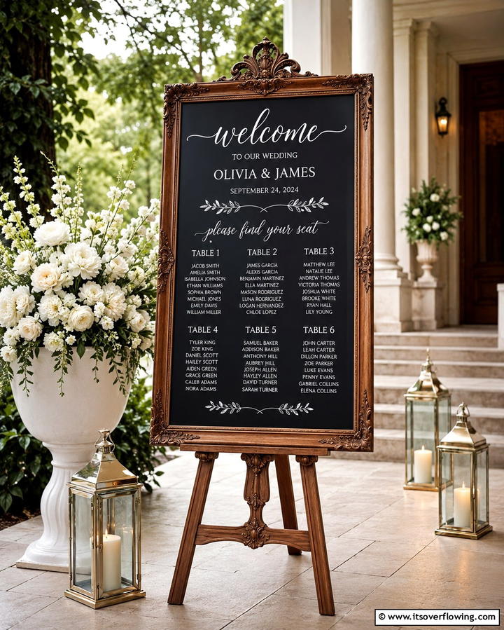 Wedding Chalkboard Signage - 30 Creative Chalkboard Wall Ideas for Functional & Fun Spaces