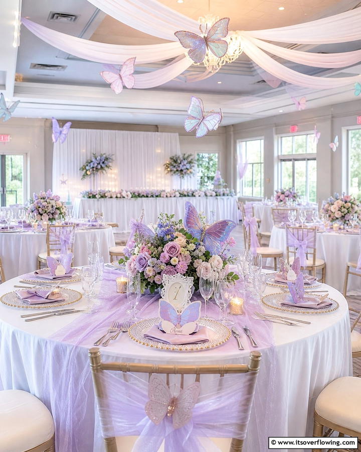 Whimsical Butterfly Accents - 21 Spring Wedding Theme Ideas for Fresh Celebrations