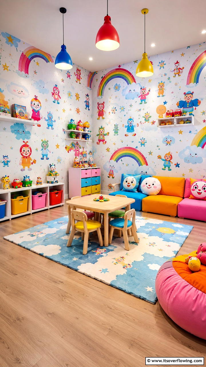 Whimsical Childrens Room Wallpaper - 21 Bold Wallpaper Ideas to Transform Your Interior Walls