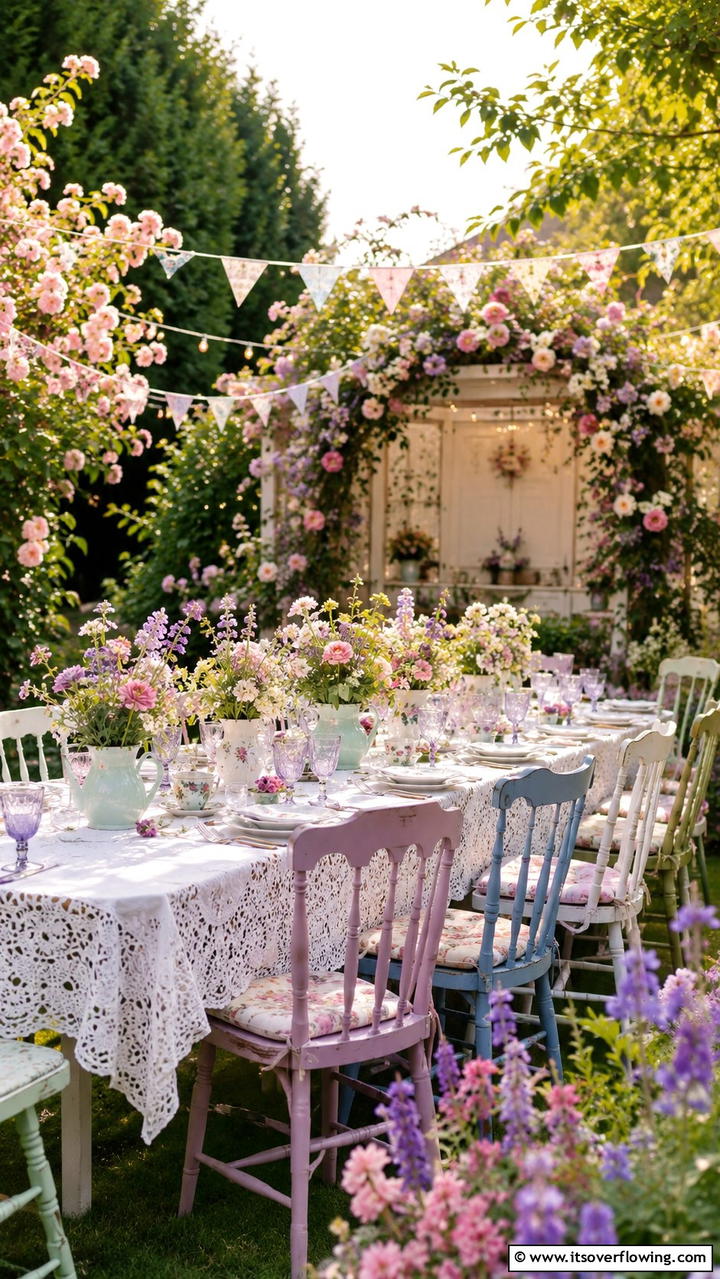 Whimsical Cottage Garden Wedding - 30 Garden Wedding Ideas- Enchanting Outdoor Celebration Themes
