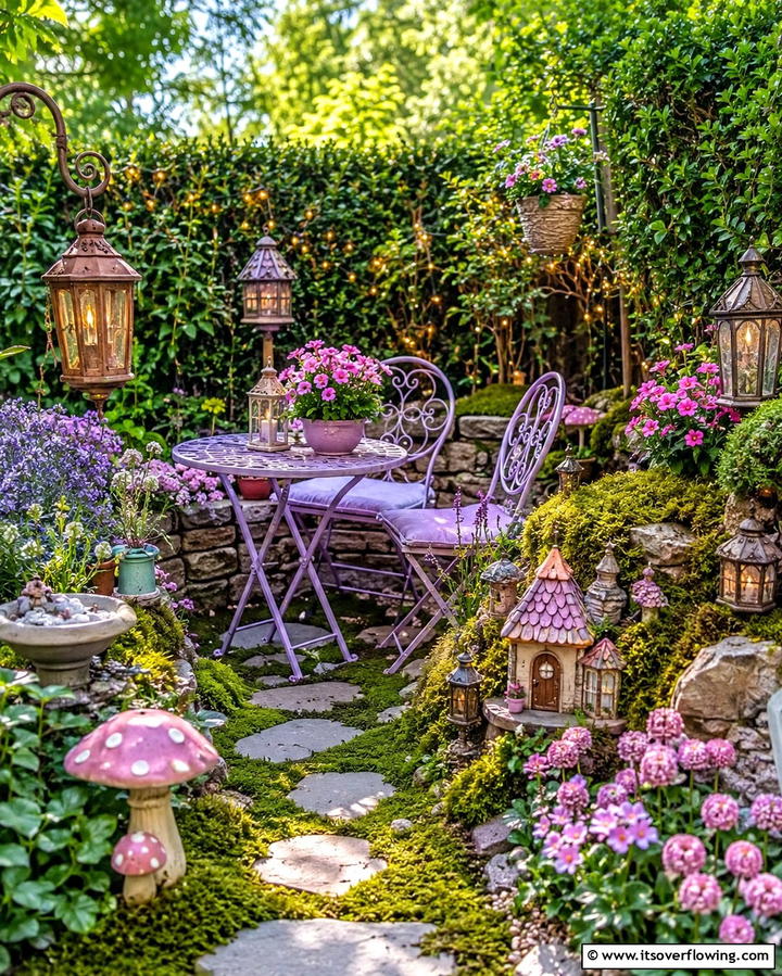 Whimsical Fairy Garden - 30 Patio Garden Ideas for Lush Small-Space Greenery