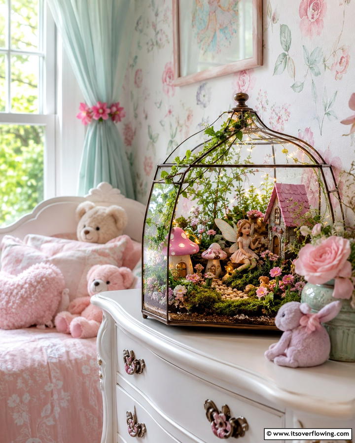 Whimsical Fairy Garden Terrarium - 30 Creative Terrarium Ideas for Indoor Gardening Enthusiasts