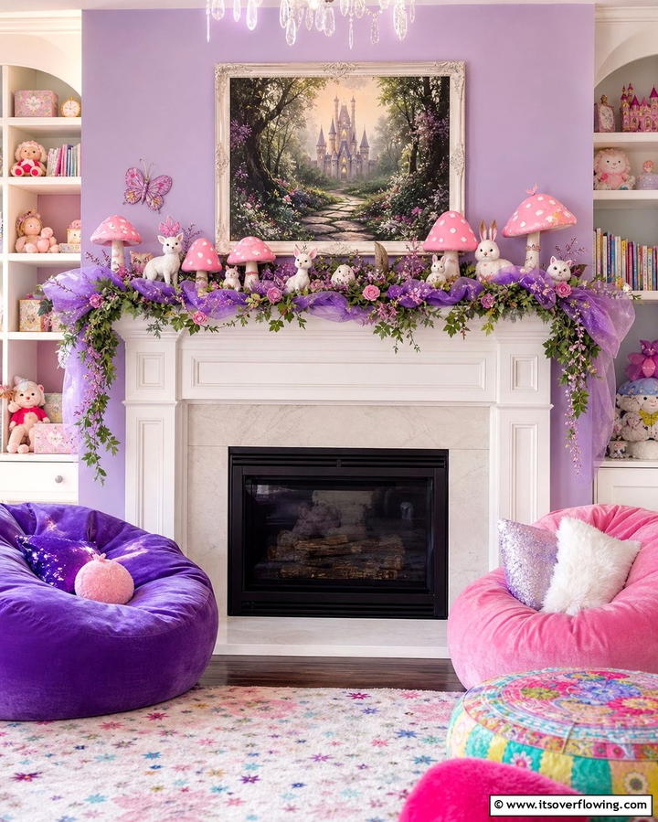 Whimsical Fairy Tale Garland - 25 Mantel Garland Ideas for a Festive Home Decor