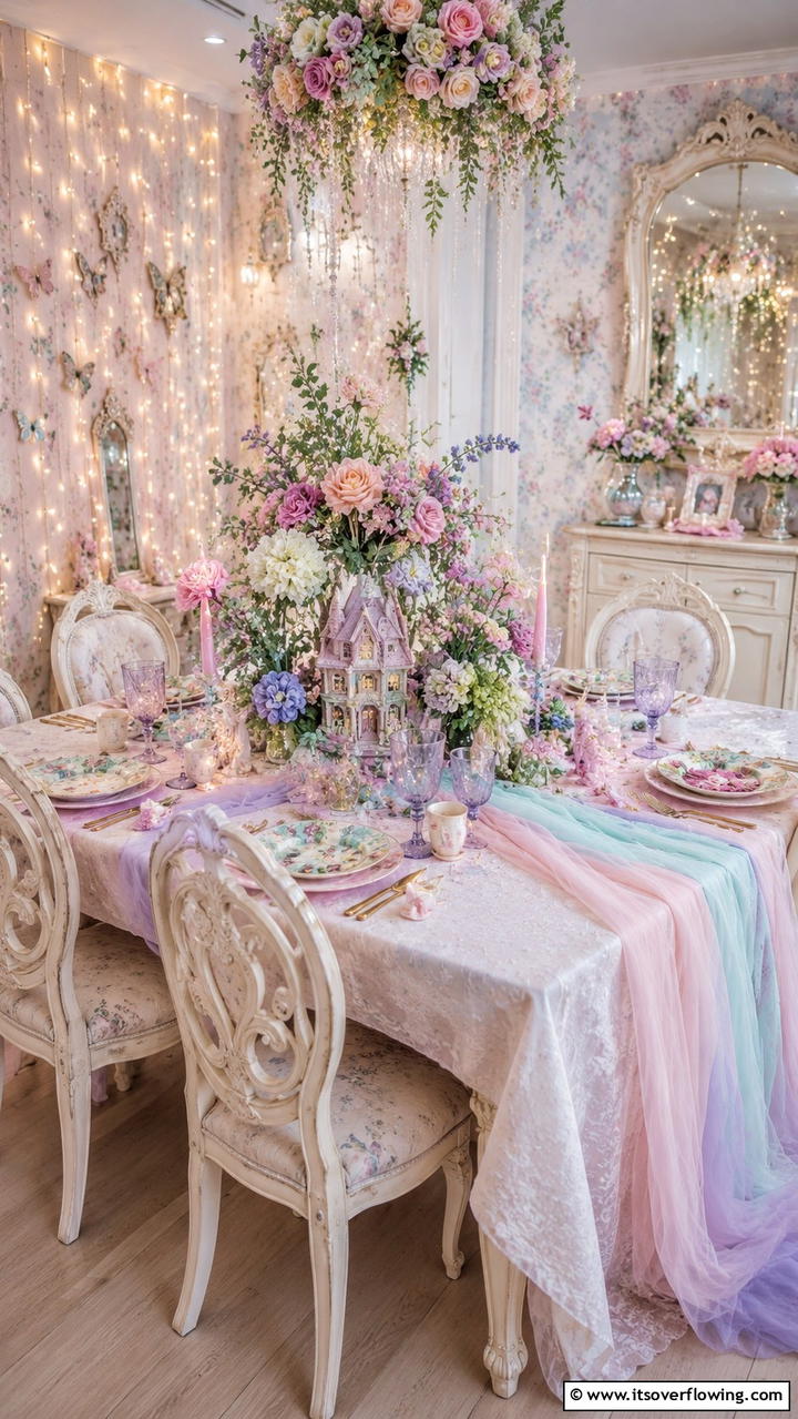 Whimsical Fairy Tale Theme - 21 Elegant Tablescape Ideas for Memorable Dining Experiences