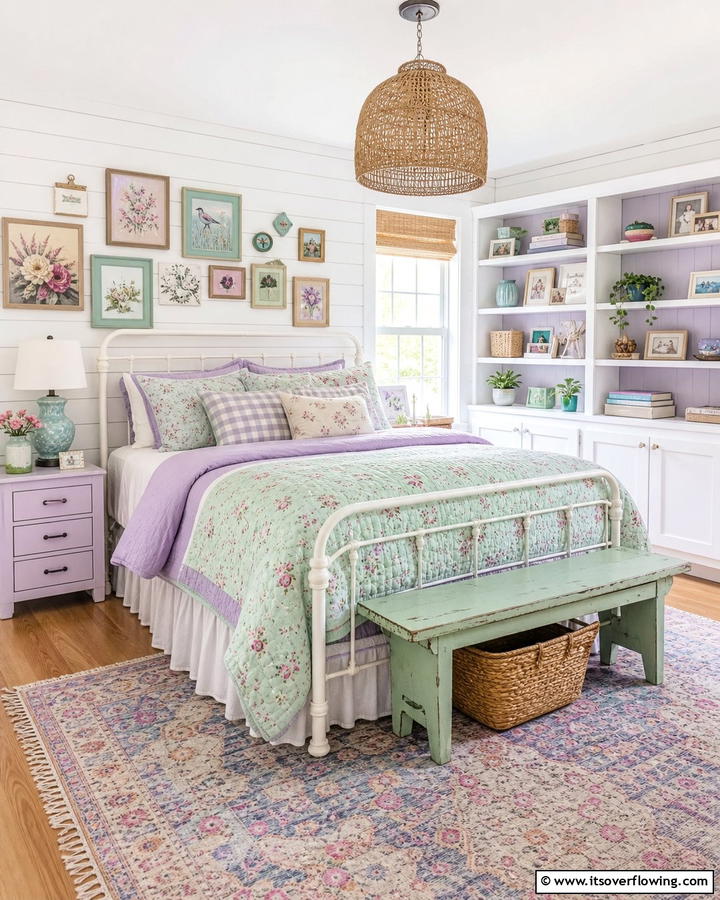 Whimsical Farmhouse Touch - 21 Farmhouse Bedroom Ideas for Rustic Comfort