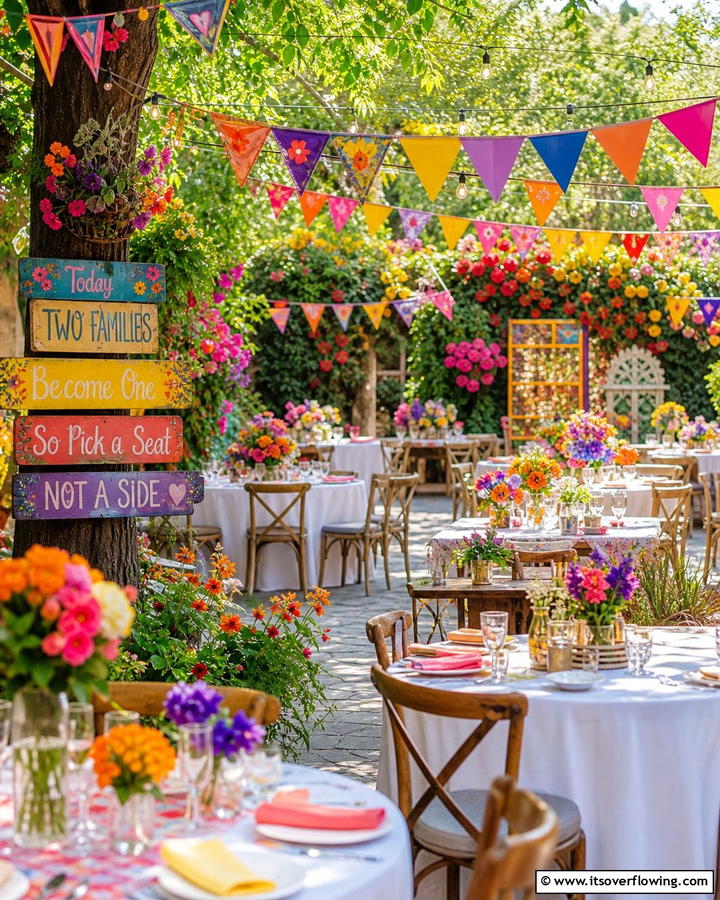 Whimsical Garden Decor - 21 Backyard Wedding Ideas for a Magical Outdoor Celebration