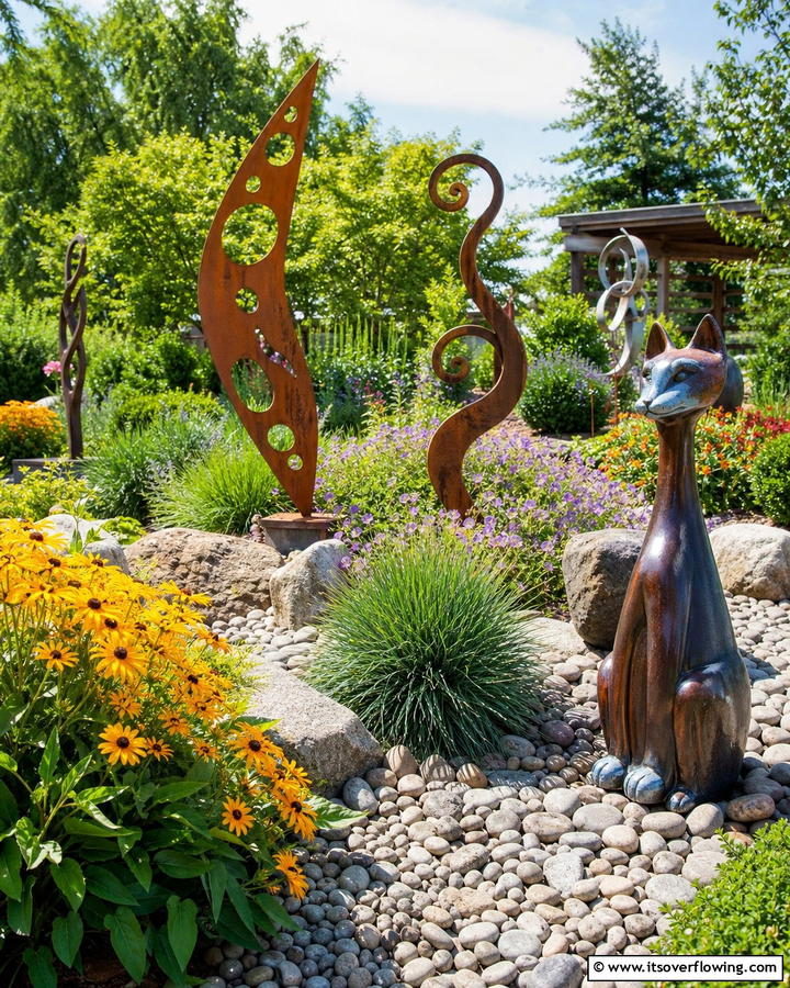 Whimsical Garden Sculptures - 21 Garden Decor Ideas to Personalize Your Outdoor Sanctuary