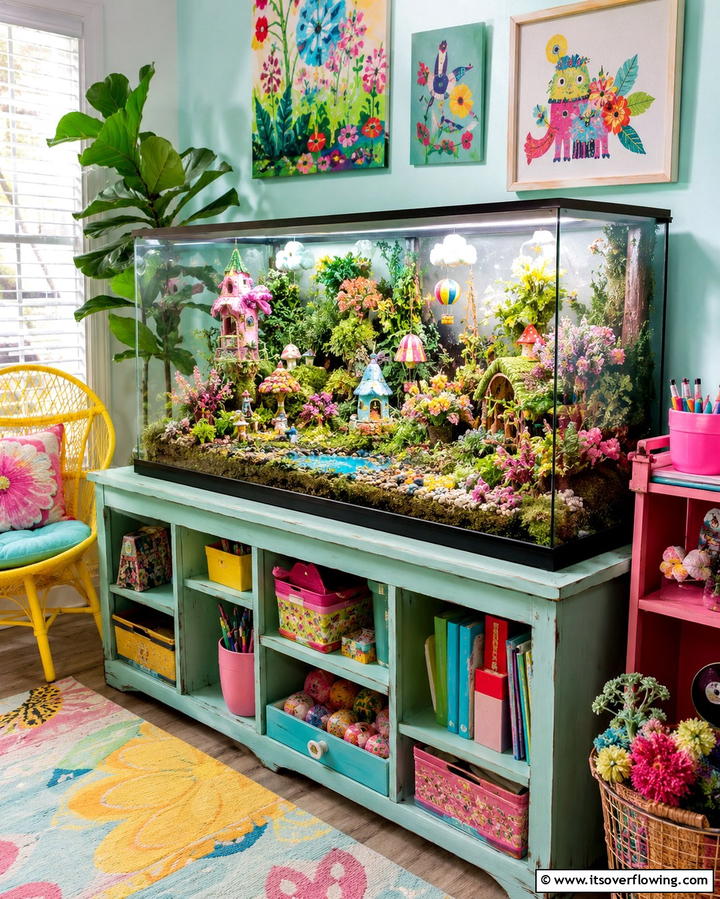 Whimsical Garden Terrarium - 30 Creative Terrarium Ideas for Indoor Gardening Enthusiasts