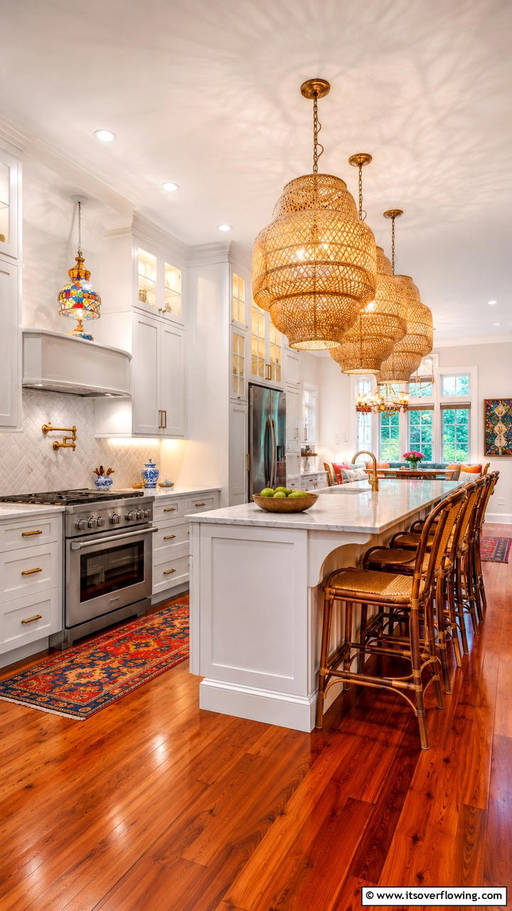 Whimsical Lighting Fixtures - 30 Eclectic Kitchen Ideas for Bold Design Lovers