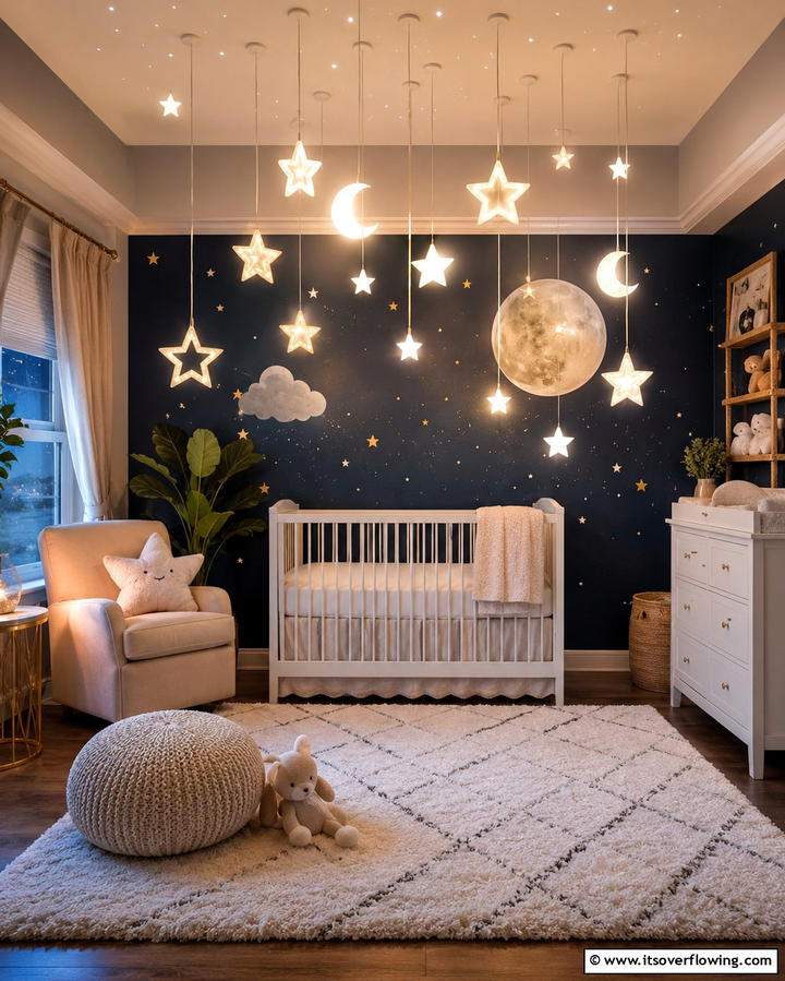 Whimsical Lighting Fixtures - 25 Princess Nursery Ideas for a Magical Baby Room