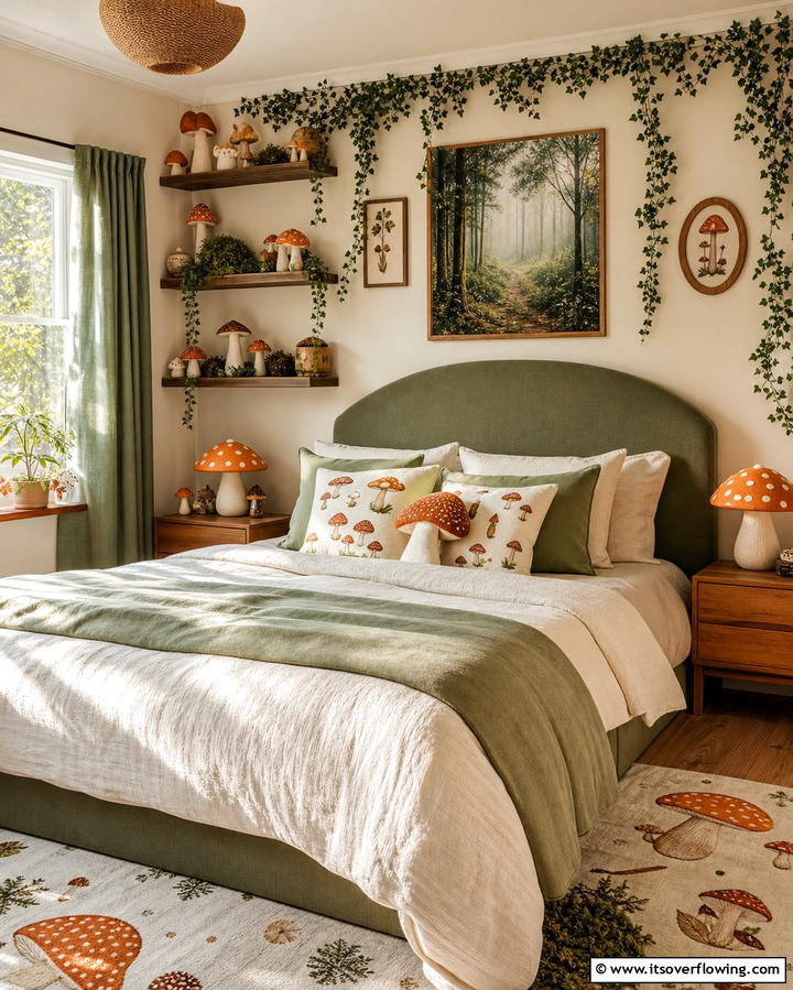Whimsical Mushroom Decor - 25 Fairycore Bedroom Ideas for a Whimsical Escape