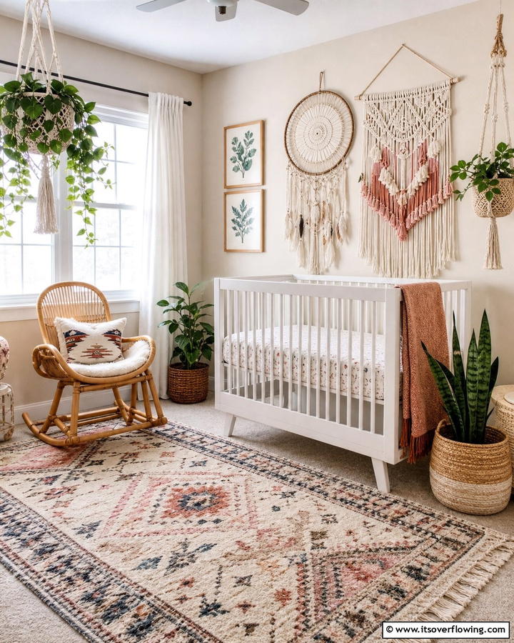 Whimsical Wall Hangings - 25 Boho Nursery Ideas for a Cozy and Chic Space