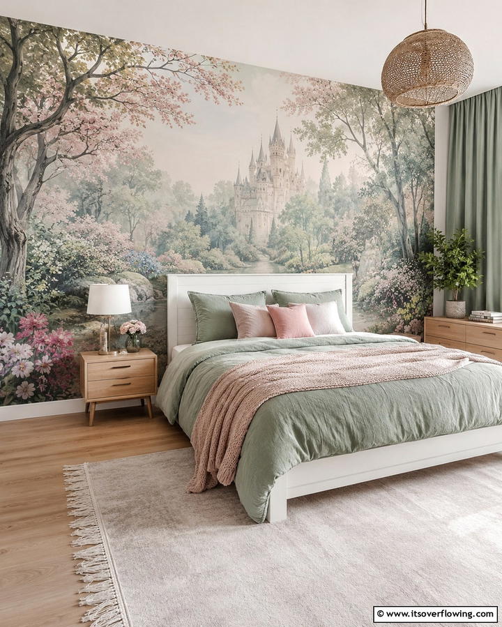 Whimsical Wall Murals for a Dreamy Atmosphere - 25 Princess Room Ideas to Create a Dreamy Space