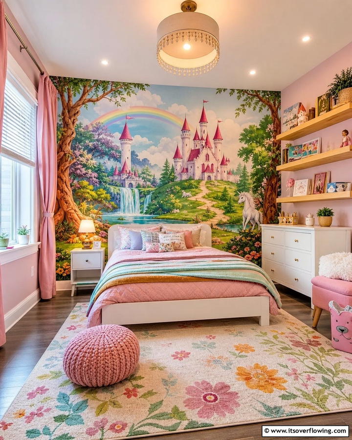 Whimsical Wall Murals - 21 Kids Room Ideas for Playful and Functional Spaces