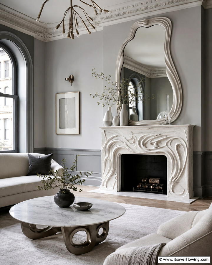 Whiplash Motif Accents - 30 Art Nouveau Interior Design Ideas for Timeless Elegance