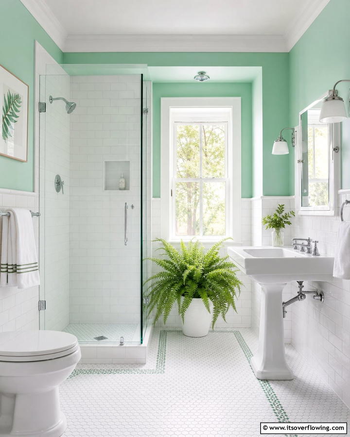 Whispering Mint Green - 25 Calming Paint Colors for a Relaxing Home