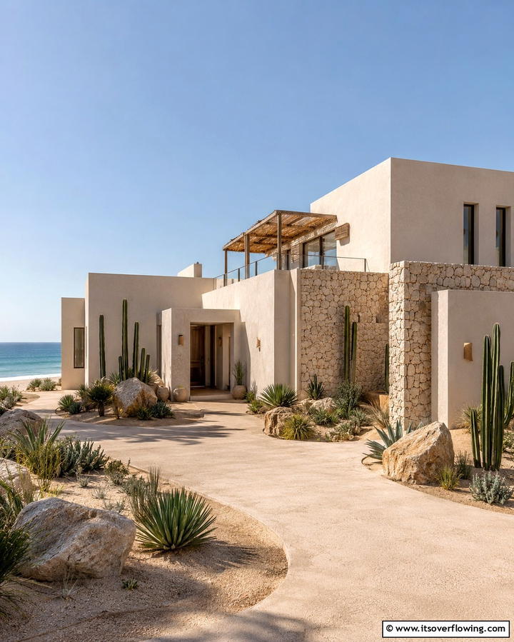 Whispering Sand - 25 Off-white Paint Colors for Home Exteriors- Timeless and Elegant