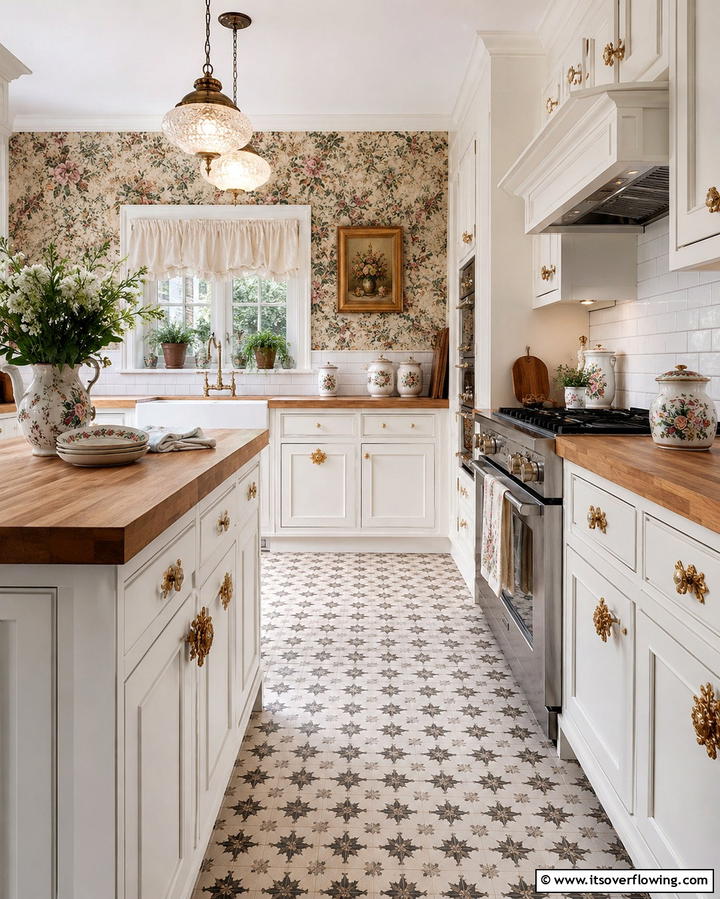 White Cabinets with Gold Floral Hardware - 20 White Kitchen Cabinets With Gold Hardware Ideas