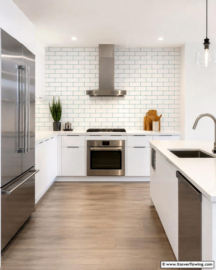 White Countertops with Teal Cabinets - 25 Teal and White Kitchen Ideas for a Fresh Look
