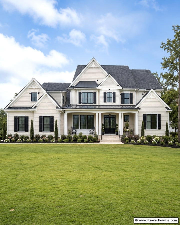 White Dove - 25 Off-white Paint Colors for Home Exteriors- Timeless and Elegant