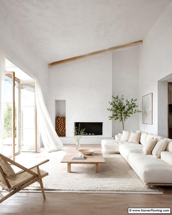 White Limewash for a Bright Airy Space - 25 Limewash Bedroom Ideas for a Serene Retreat