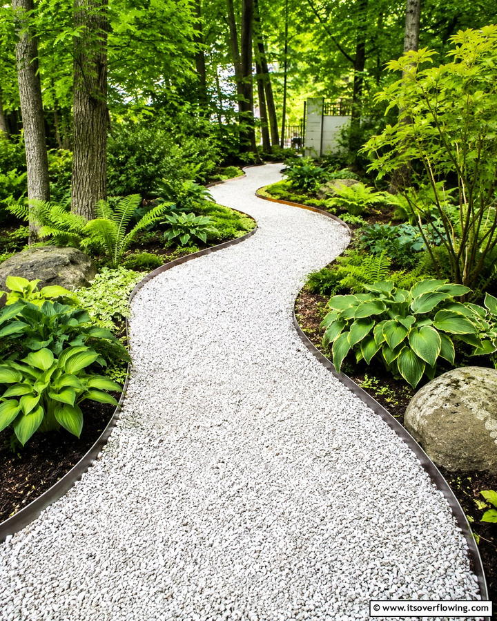 White Rock PathwaysOne - 25 White Rock Landscaping Ideas for a Clean Look