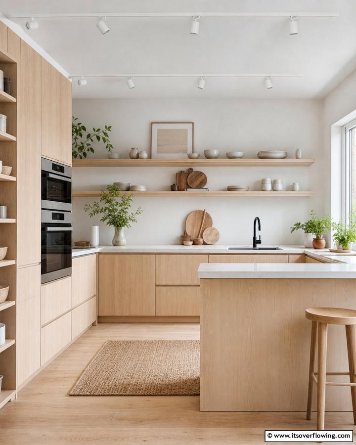 White Track Lighting for a Seamless Look - 20 Kitchen Track Lighting Ideas for a Bright and Functional Space