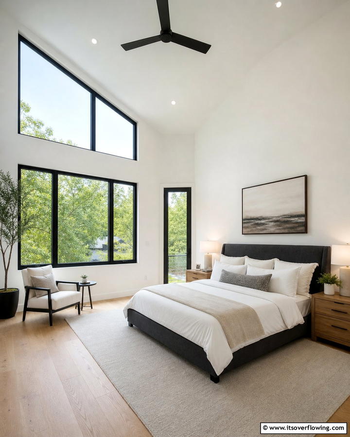 White Walls with Subtle Contrast - 25 Scandinavian Interior Design Ideas for Minimalist Homes