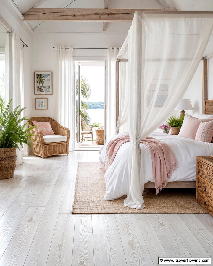 Whitewashed Floors - 25 Cottage Decorating Ideas- Charming & Timeless Designs