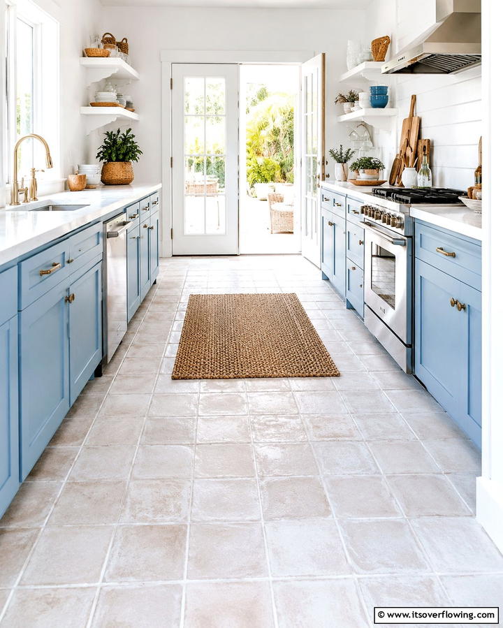 Whitewashed Terracotta Floors - 25 Terracotta Kitchen Floor Ideas for a Rustic Charm