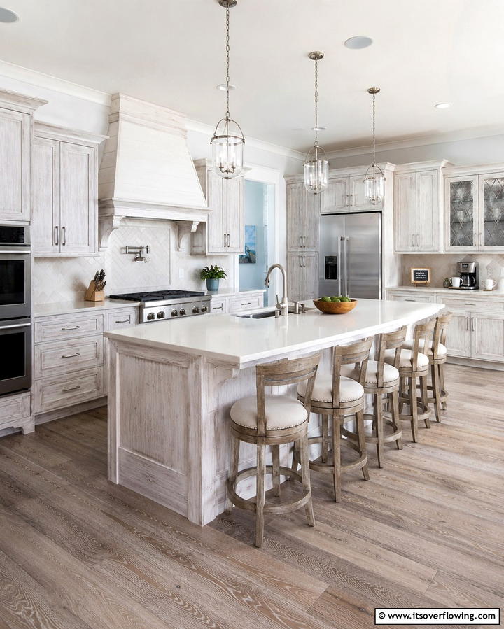 Whitewashed Wood Finishes - 30 Relaxed Coastal Decor Inspirations for Beach-Inspired Homes
