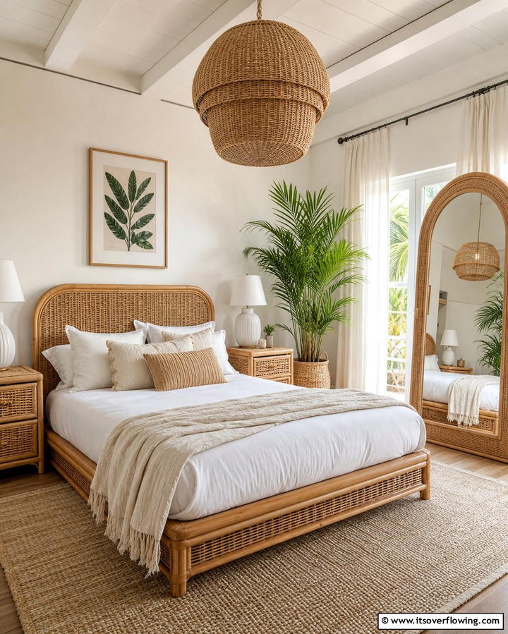Wicker and Rattan Furniture - 25 Cottage Decorating Ideas- Charming & Timeless Designs