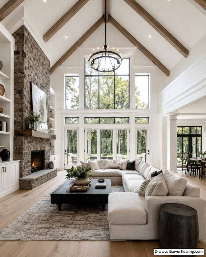 Wide Frame Trim - 25 Farmhouse Interior Window Trim Ideas for Charm