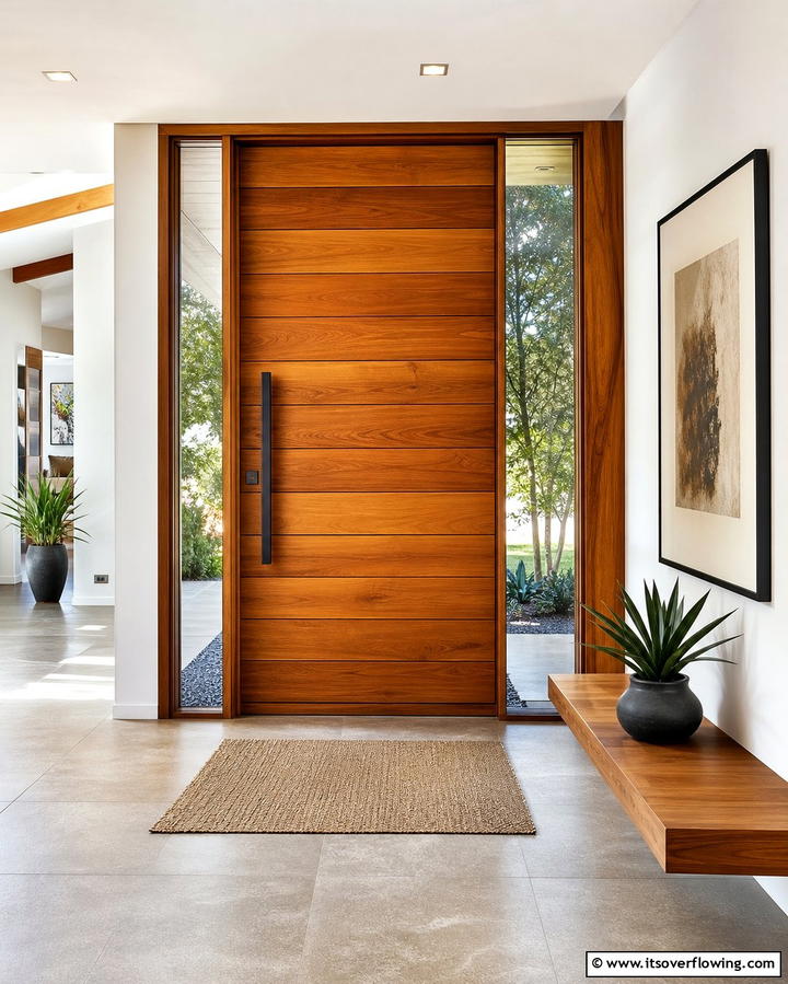 Wide Plank Wooden Doors - 25 Rustic Front Door Ideas to Welcome Guests in Style