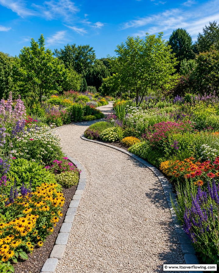 Wildflower Border PathwaysOne - 25 Wildflower Garden Ideas for a Natural Look