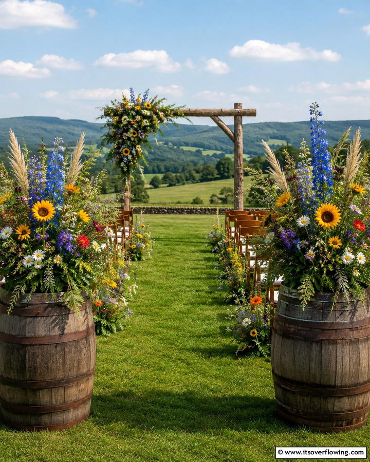 Wildflower BouquetsExact - 25 Western Wedding Ideas for a Rustic Celebration