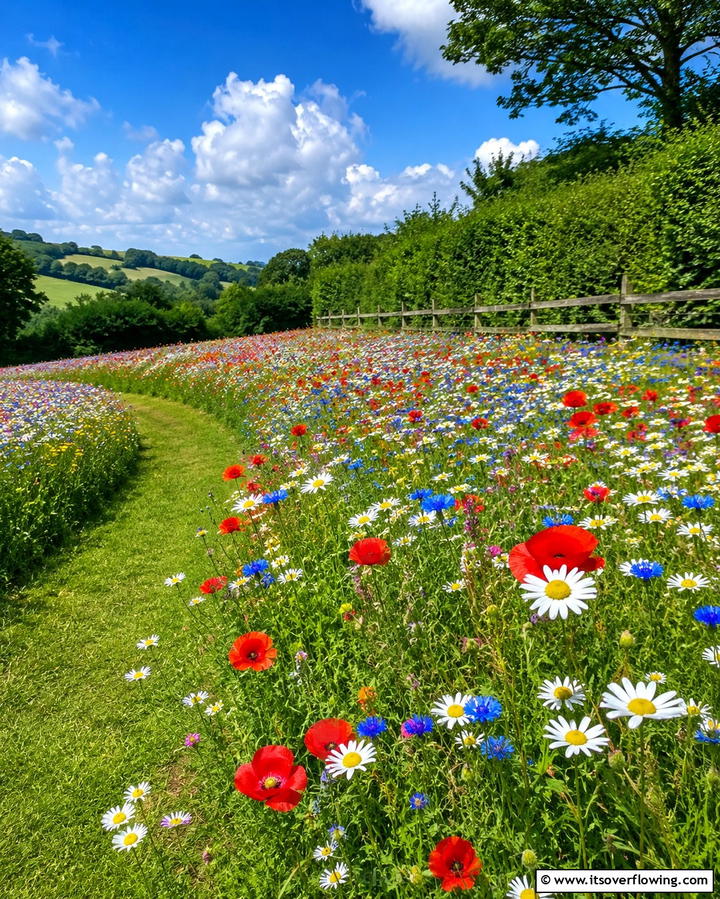 Wildflower Meadows - 25 English Garden Ideas for a Charming Outdoor Space