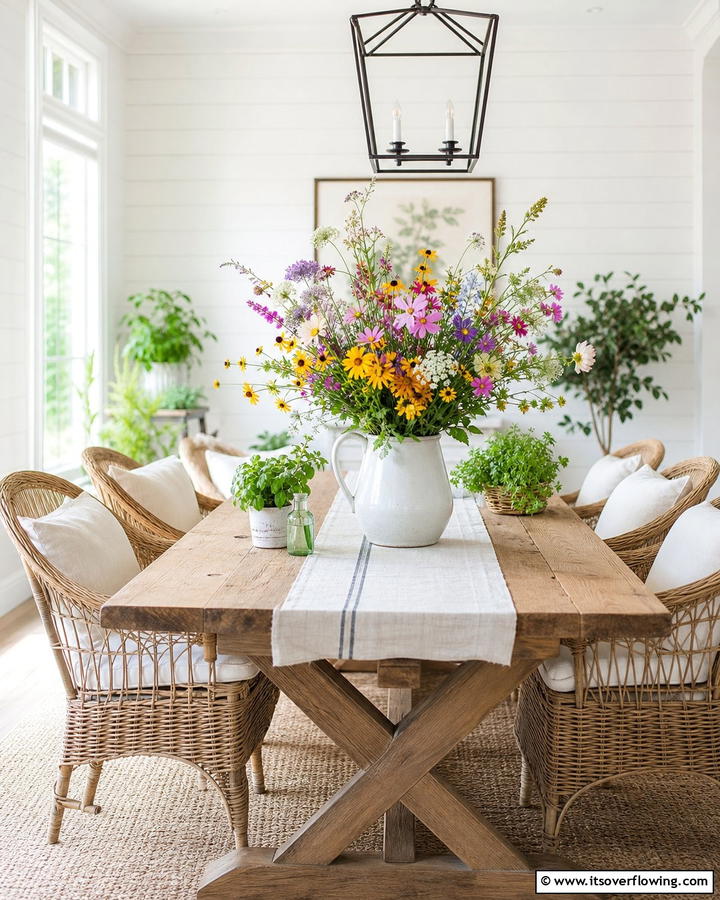 Wildflower Wonderland - 21 Flower Centerpiece Ideas for Elegant Tablescapes