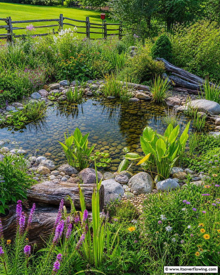 Wildlife Friendly Raised Pond - 20 Raised Garden Pond Ideas for a Tranquil Backyard