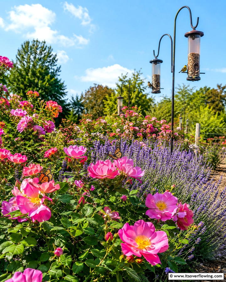 Wildlife Friendly Rose Garden - 25 Rose Garden Ideas to Create a Blooming Paradise