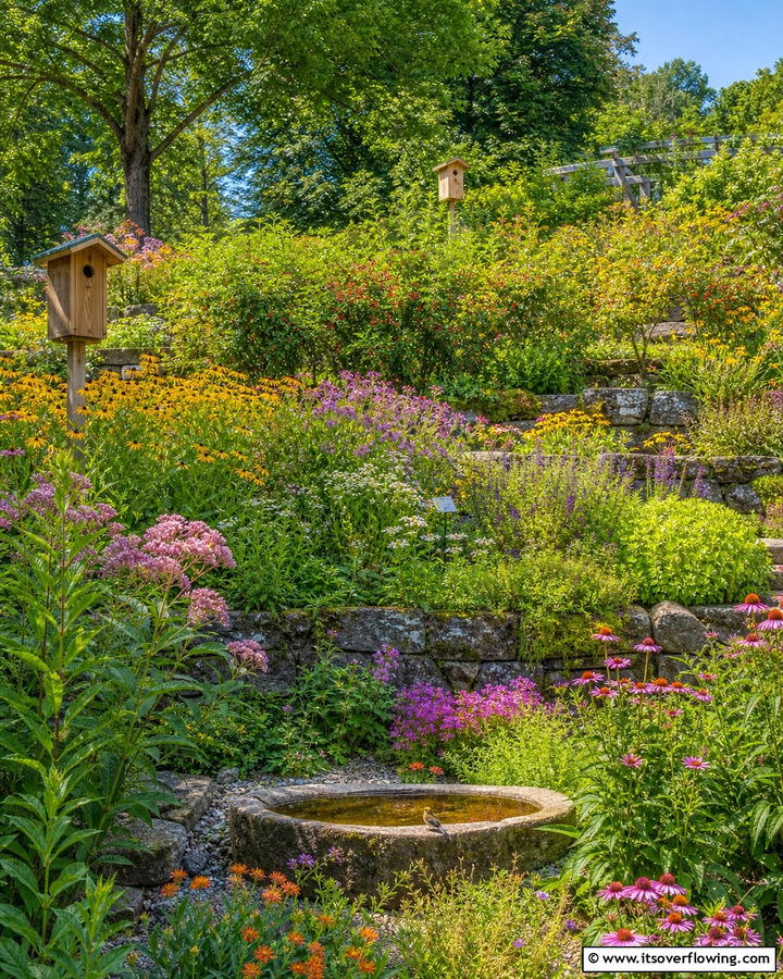 Wildlife Friendly Terraces for Biodiversity - 20 Hillside Terraced Garden Ideas for a Stunning Landscape