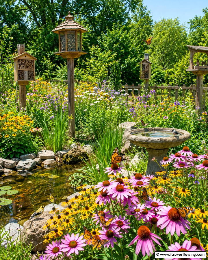 Wildlife Habitat - 20 Stunning Large Backyard Ideas for Outdoor Living