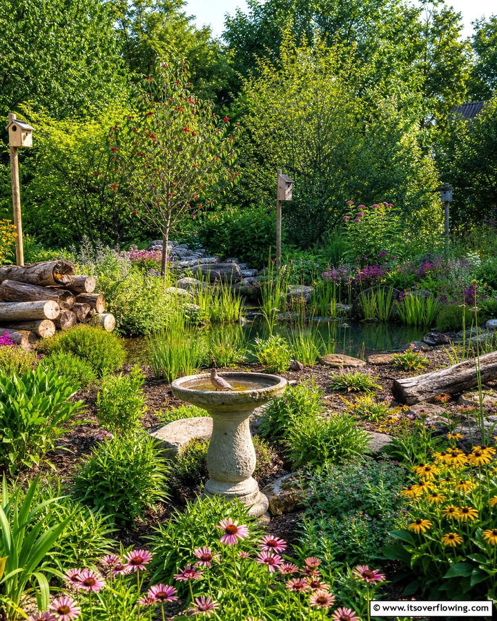 Wildlife Habitat Garden - 30 Garden Layout Ideas- Strategic Planting & Design Tips