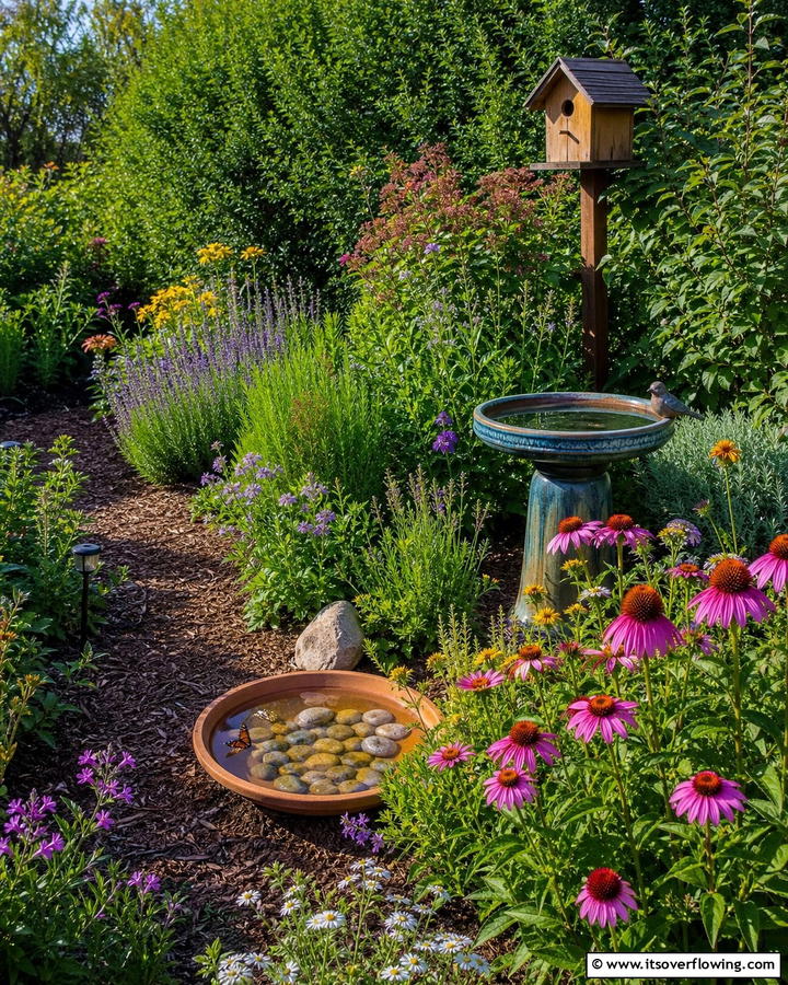 Wildlife Habitat Nook - 21 Corner Garden Ideas for Small Space Greenery