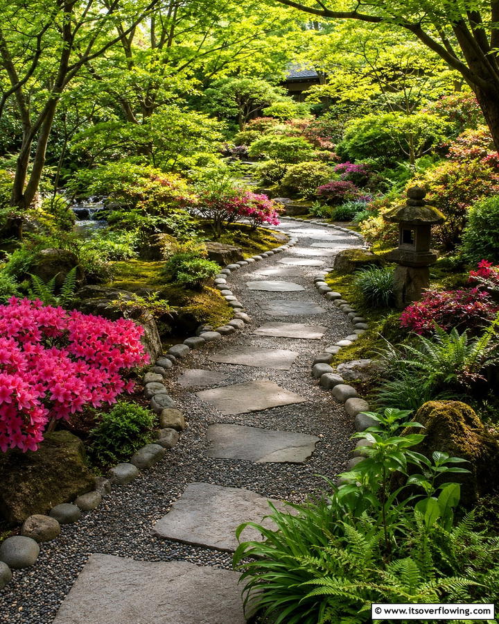 Winding Pathway Garden - 30 Japanese Garden Ideas for Zen Outdoor Spaces